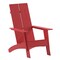 Flash Furniture Red Modern Dual Slat Back Adirondack Chair JJ-C14509-RED-GG - alternate 5
